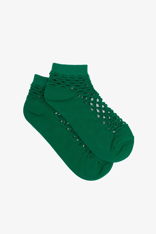 Antler Green Net Sock