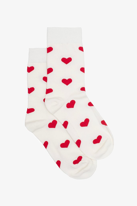 Antler Heart Sock