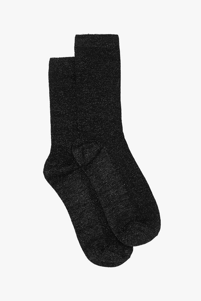 Antler Twinkle Toes Sock - Black