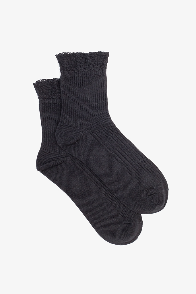 Antler Sweet Trim Sock - Black