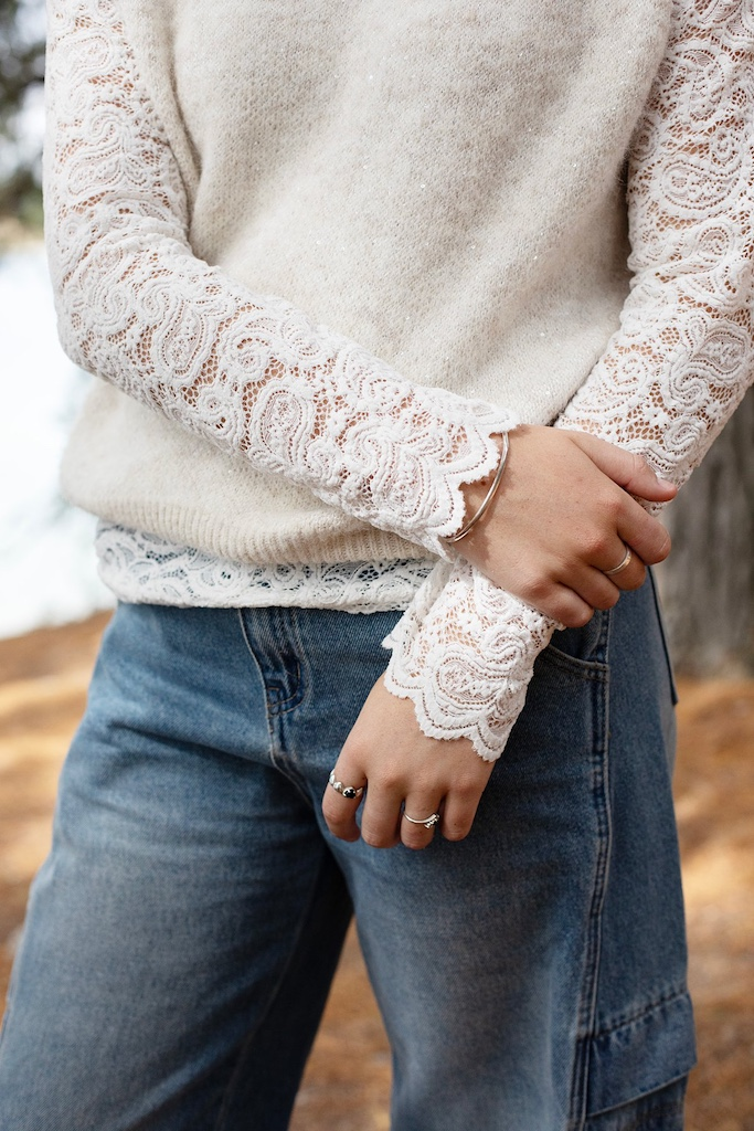 Antler Valentina Top - Ivory