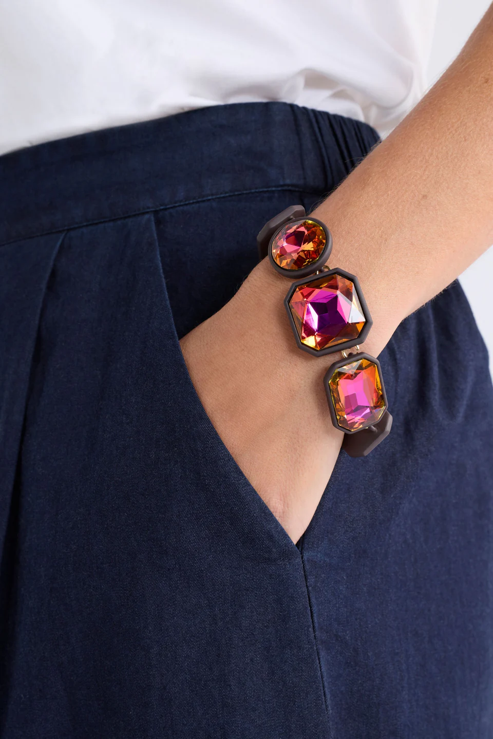 Elk Jule Bracelet - Iridescent Magenta