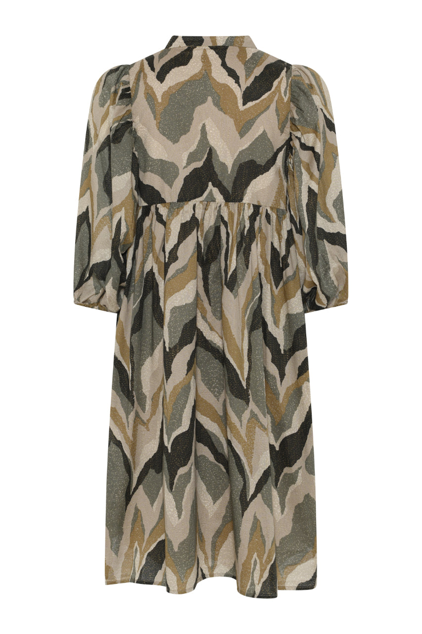 Bruuns Bazaar Aster Sarina Dress - Green Print