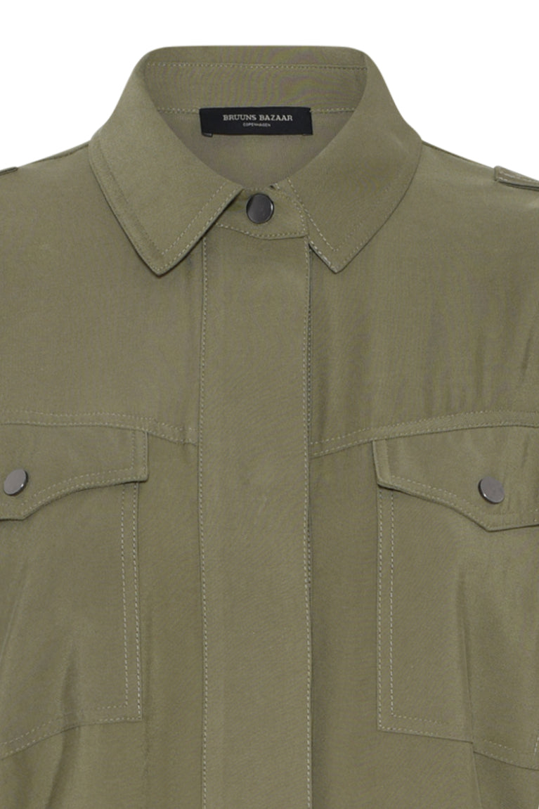 Bruuns Bazaar Glutinosa Vina Jumpsuit - Deep Olive