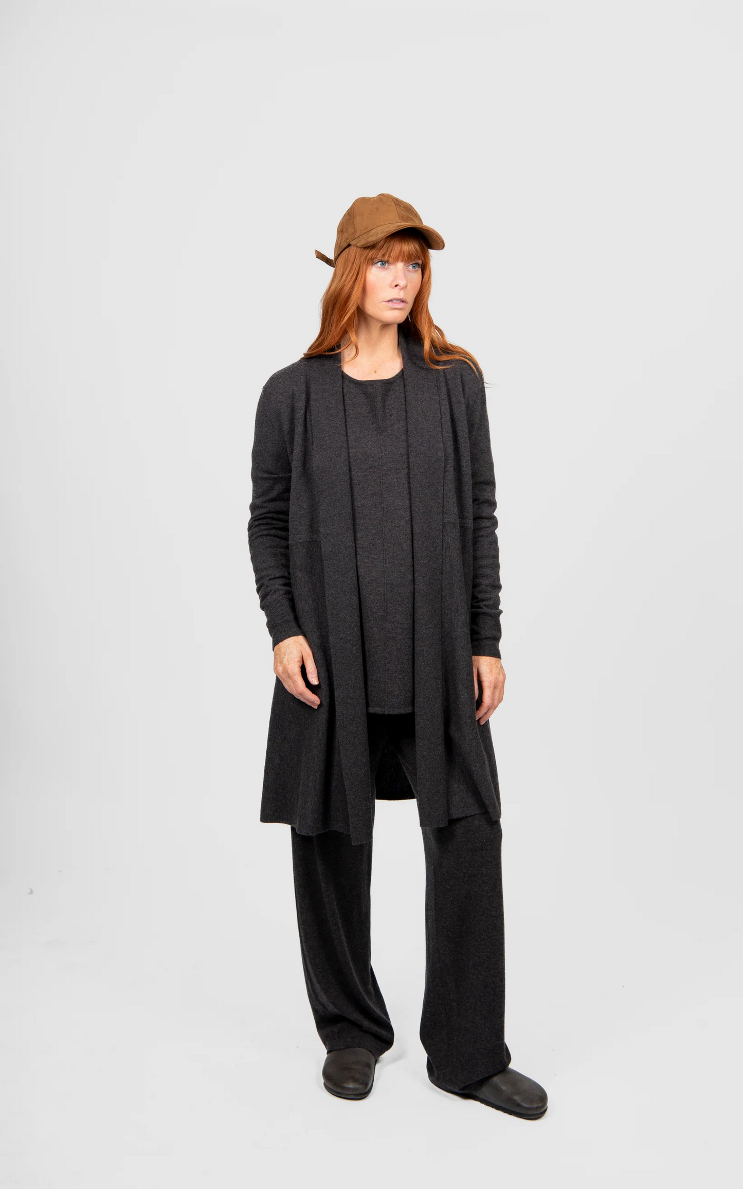 Bridge & Lord Emily Edge to Edge Cardi - Chocolate