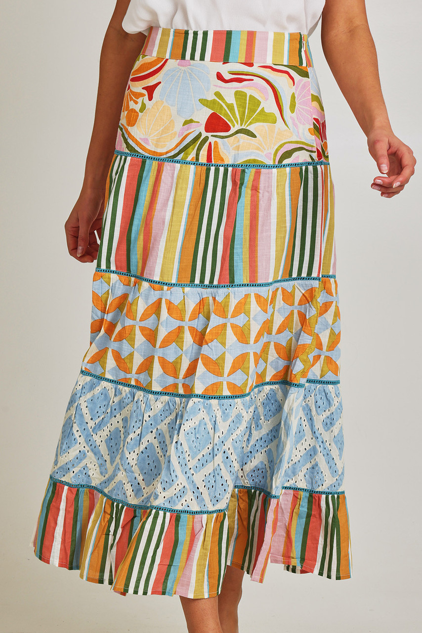 Boom Shankar Mira Skirt - Spliced Colada