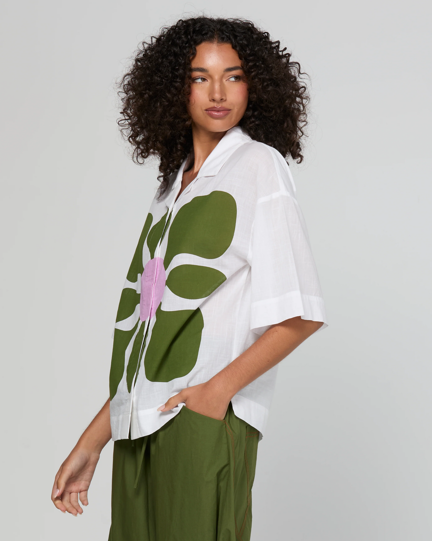 Boom Shankar Dahlia Shirt - Cosmos