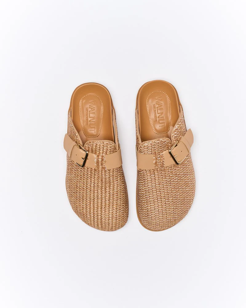 Walnut Blake Mule - Natural Multi