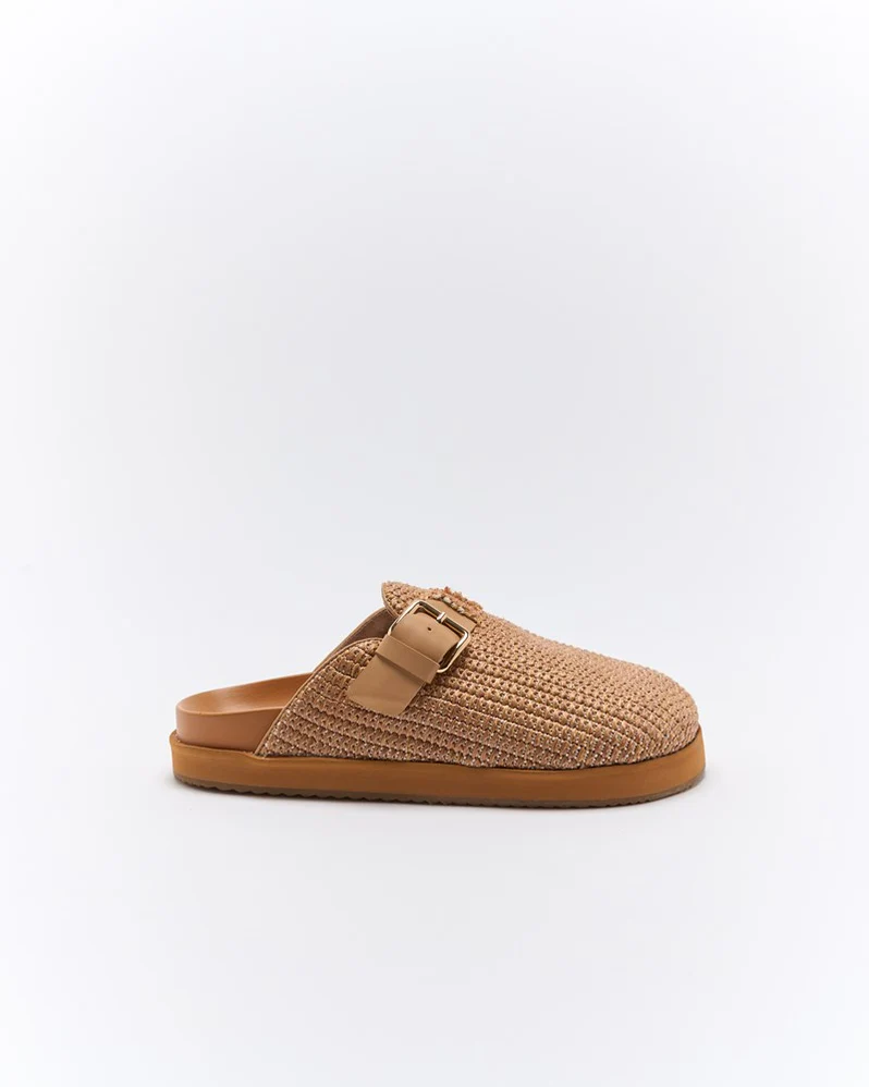 Walnut Blake Mule - Natural Multi