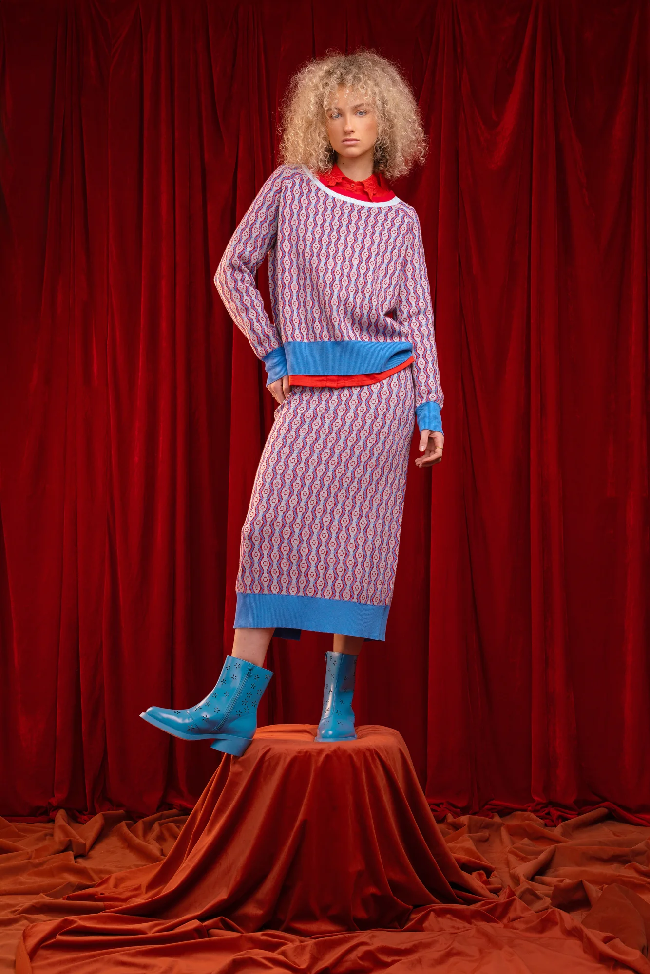 Boom Shankar Jackson Skirt - Blue