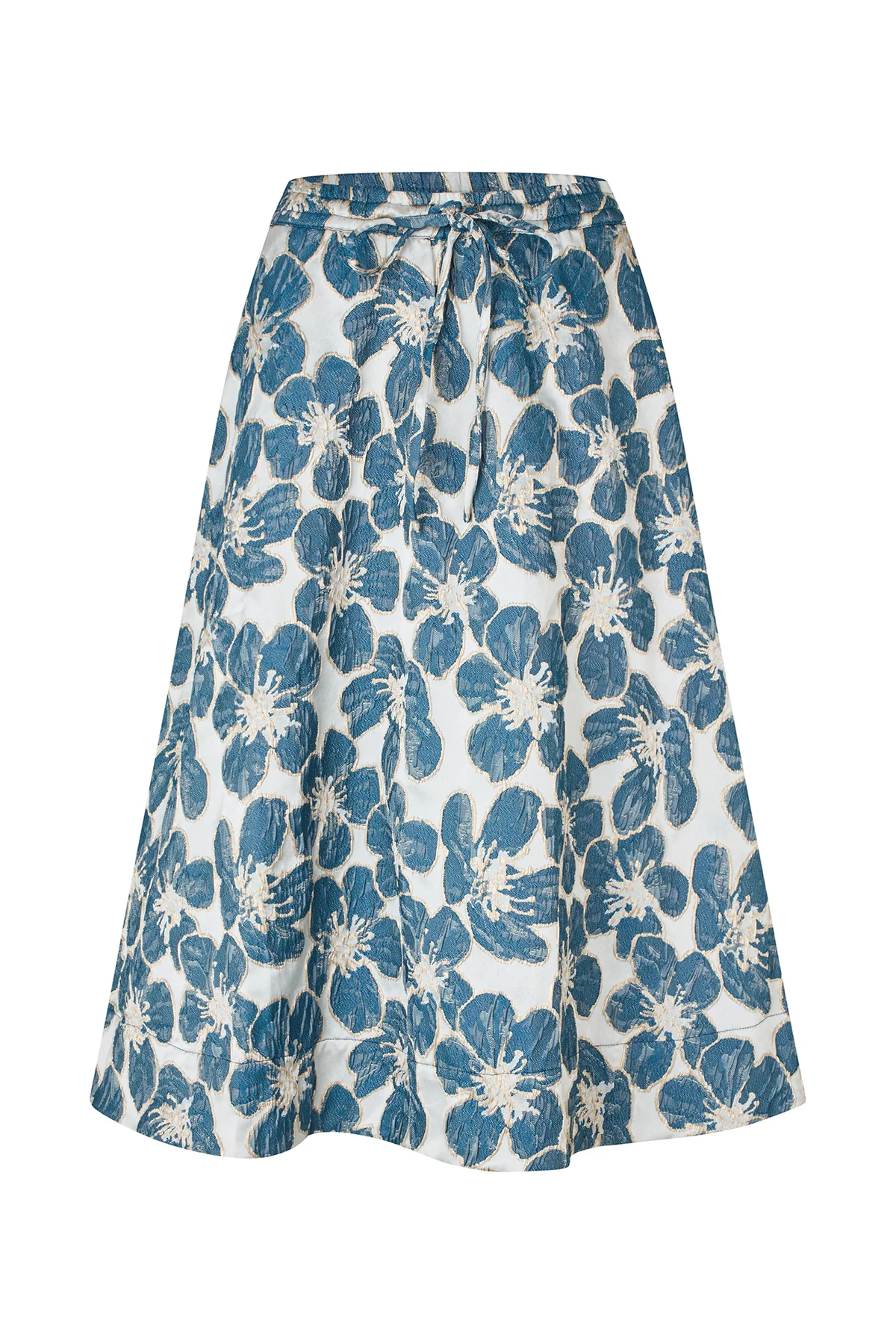 Lollys Laundry Bristol Midi Skirt - Blue