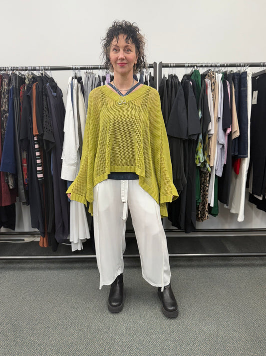 Taylor Mesh Deduct Sweater - Citrus