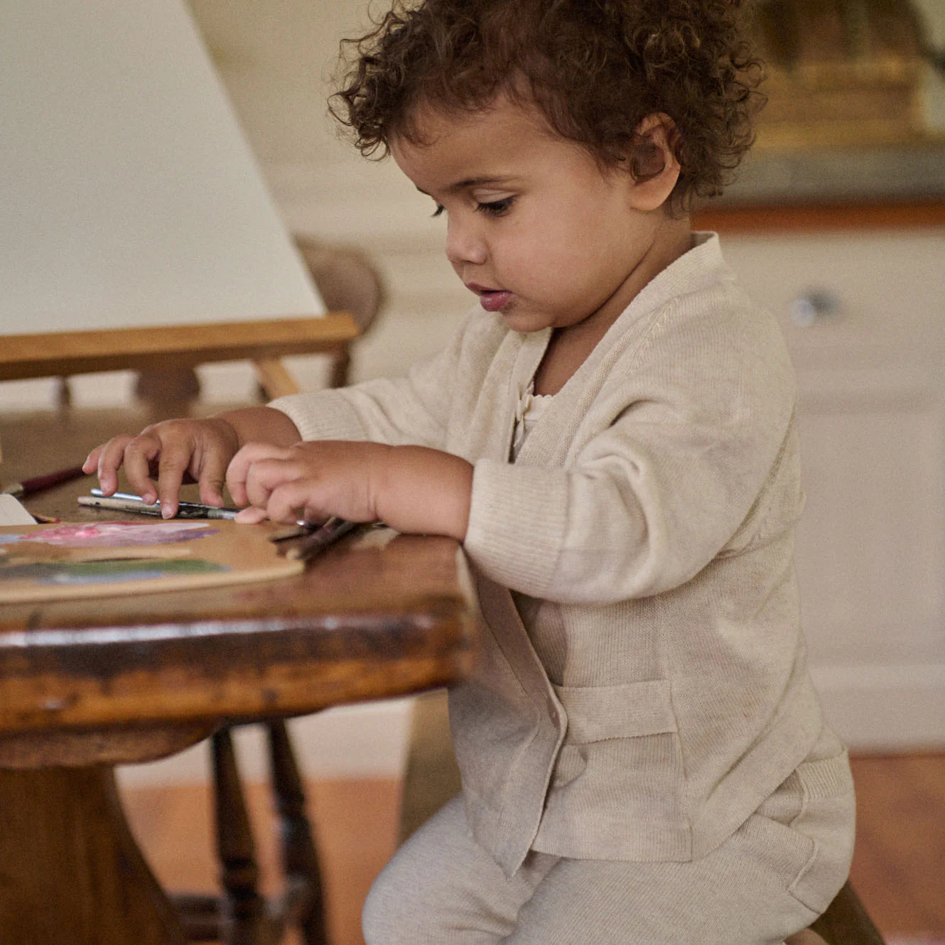 Nature Baby Cecil Pant - Oatmeal Marl