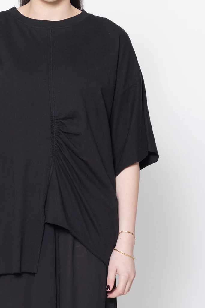 Company Of Strangers Contrast Tee - Black Knit