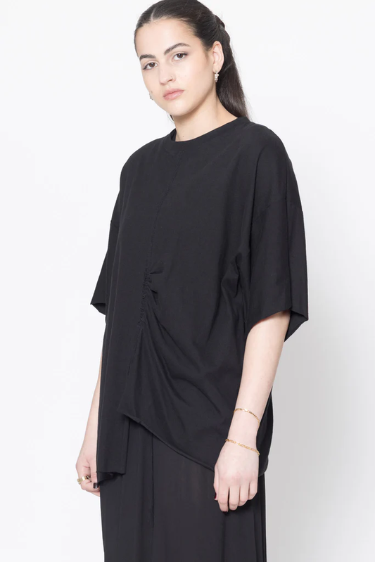 Company Of Strangers Contrast Tee - Black Knit