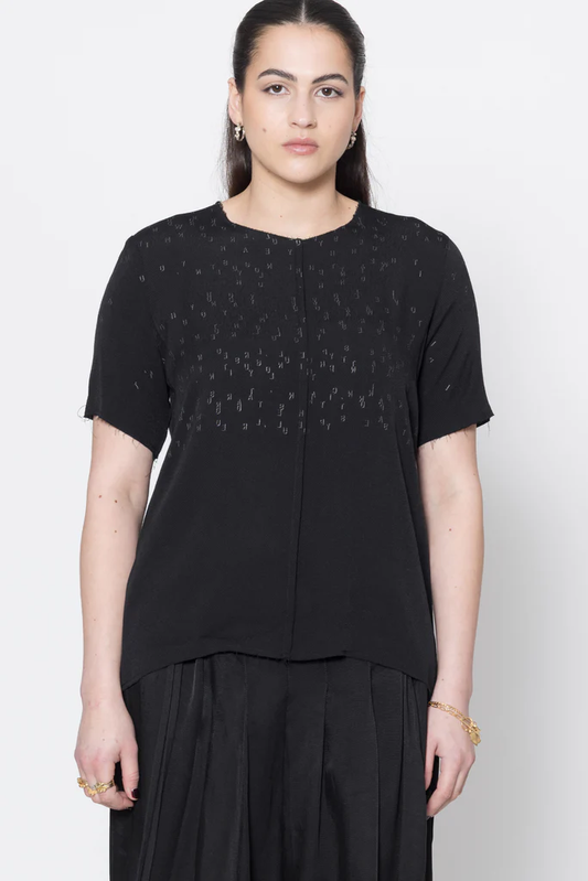 Company Of Strangers Entitled Tee - Black Scatter