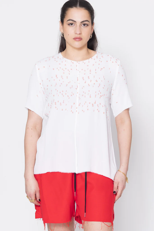 Company Of Strangers Entitled Tee - Red Scatter