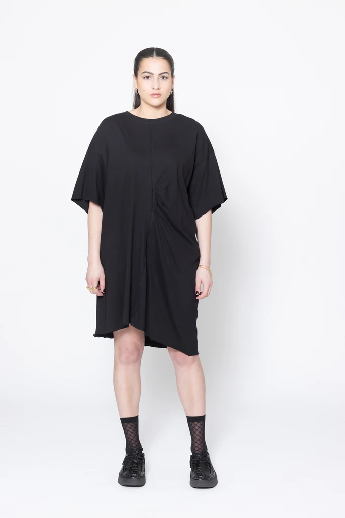 Company Of Strangers Split Tunic - Black Knit
