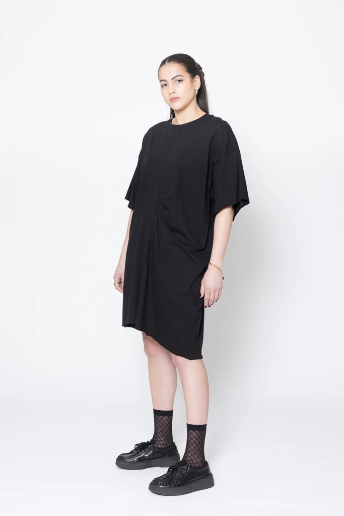 Company Of Strangers Split Tunic - Black Knit
