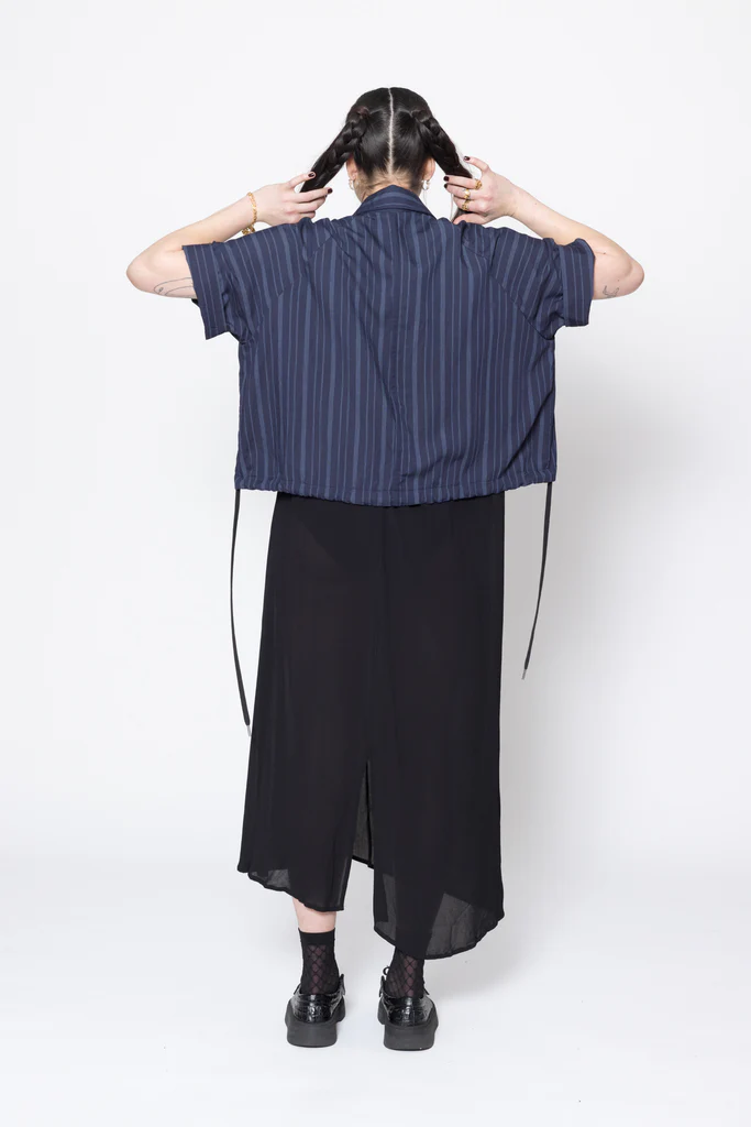 Company Of Strangers Admiration Shirt - Navy Stripe