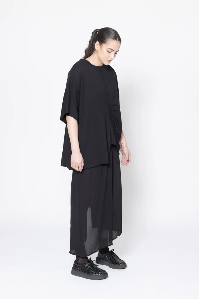 Company Of Strangers Contrast Tee - Black Knit