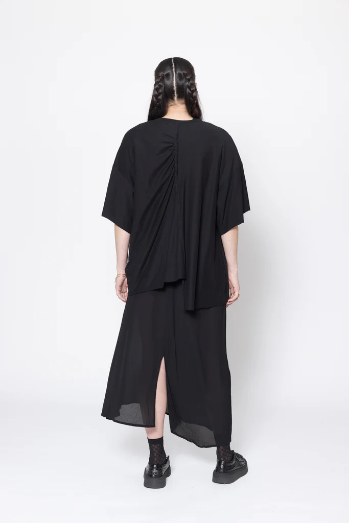 Company Of Strangers Contrast Tee - Black Knit