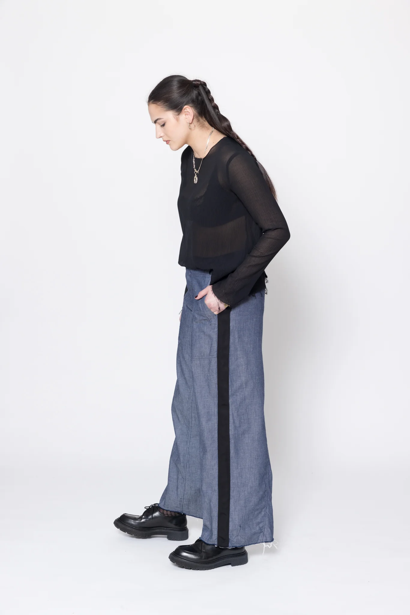 Company of Strangers Joy Pants - Denim Blue