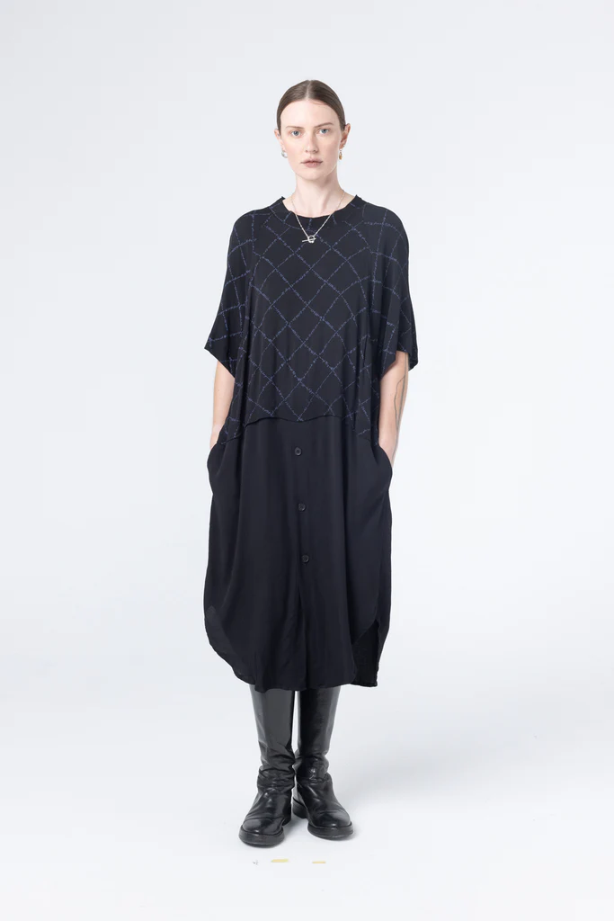 Company of Strangers Parkway Dress - Midnight Net