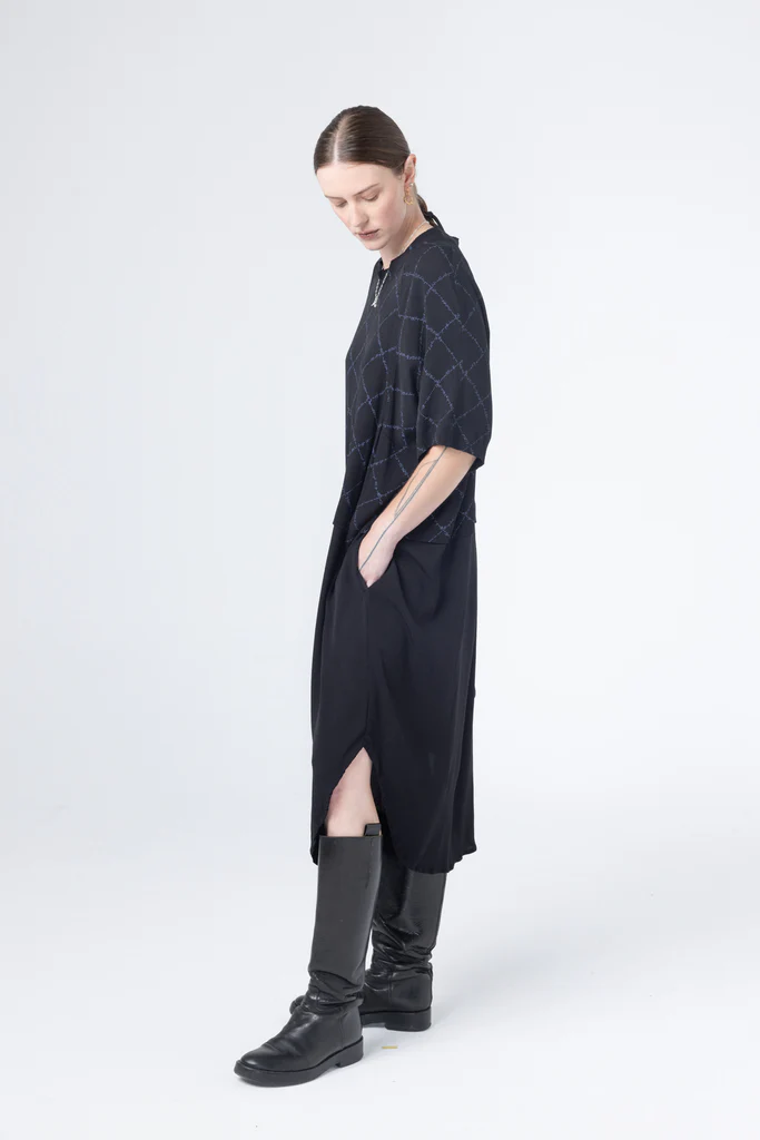 Company of Strangers Parkway Dress - Midnight Net