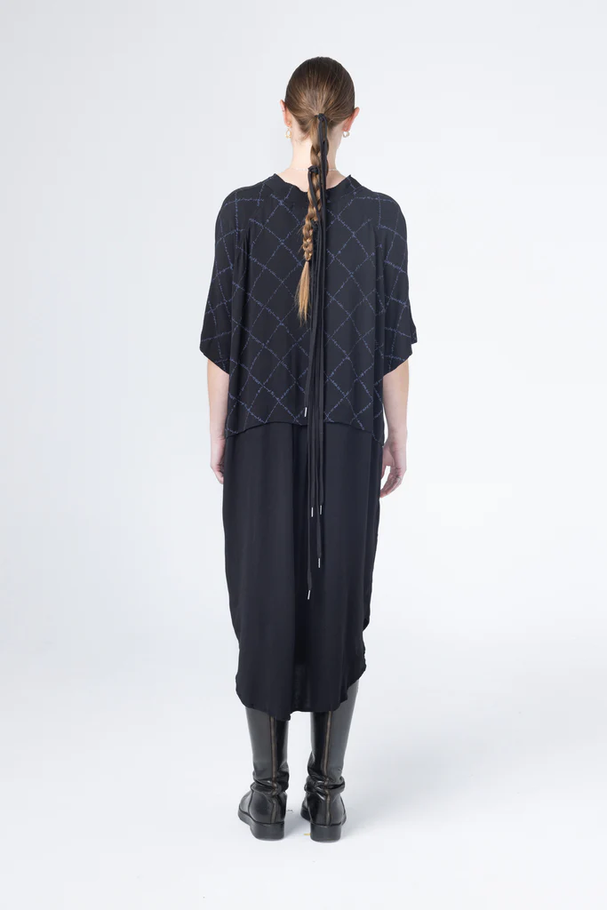 Company of Strangers Parkway Dress - Midnight Net