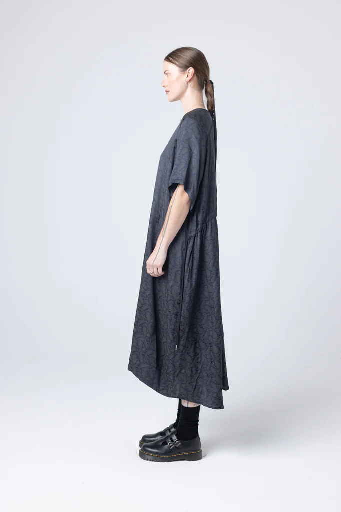 Company of Strangers We Float Dress - Ink Paisley