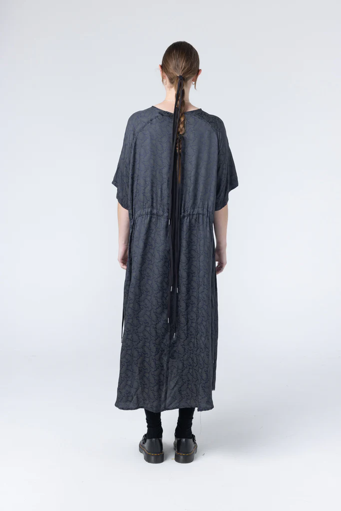 Company of Strangers We Float Dress - Ink Paisley