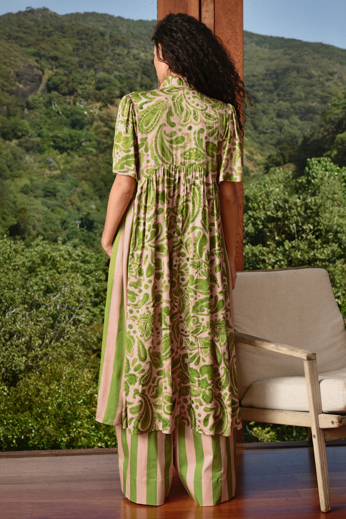 Cooper Made For Each Other Dress - Blush/Green Floral