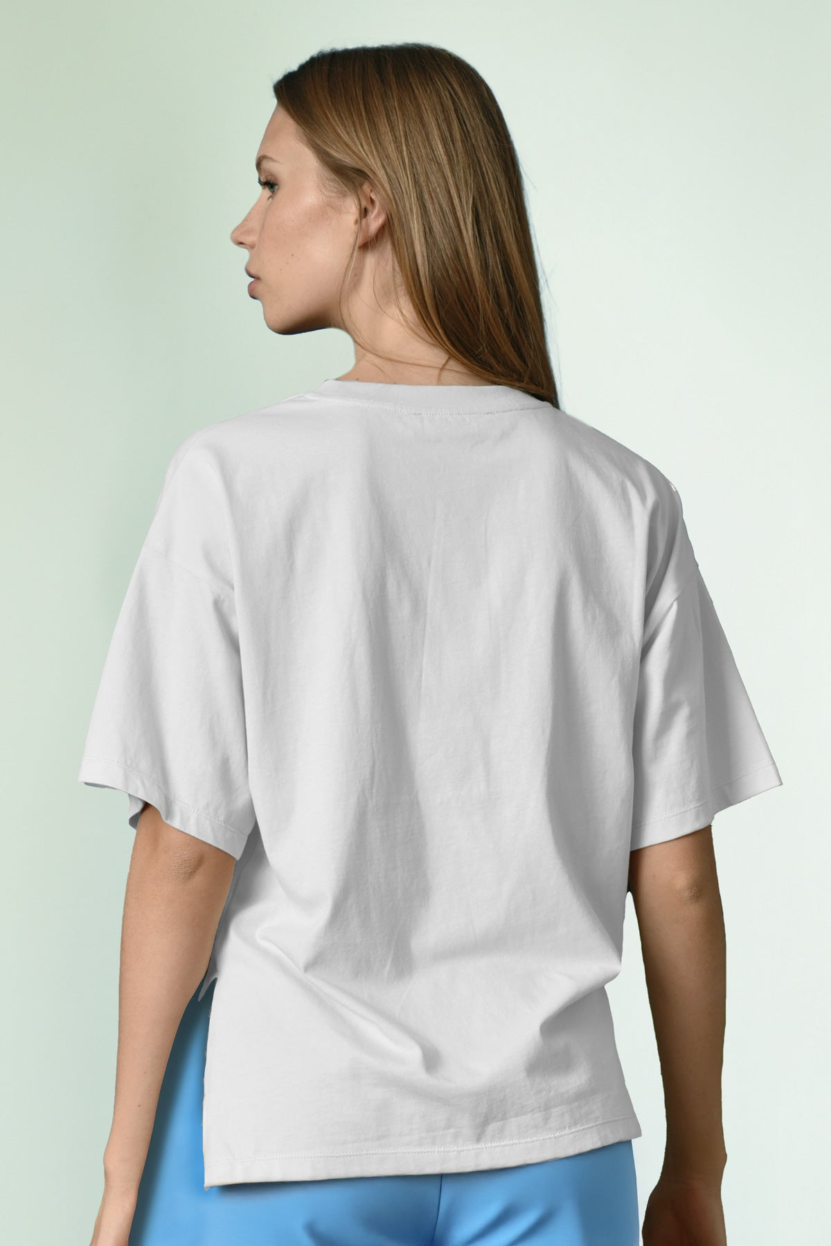 Cooper Left Hanging T-Shirt - White