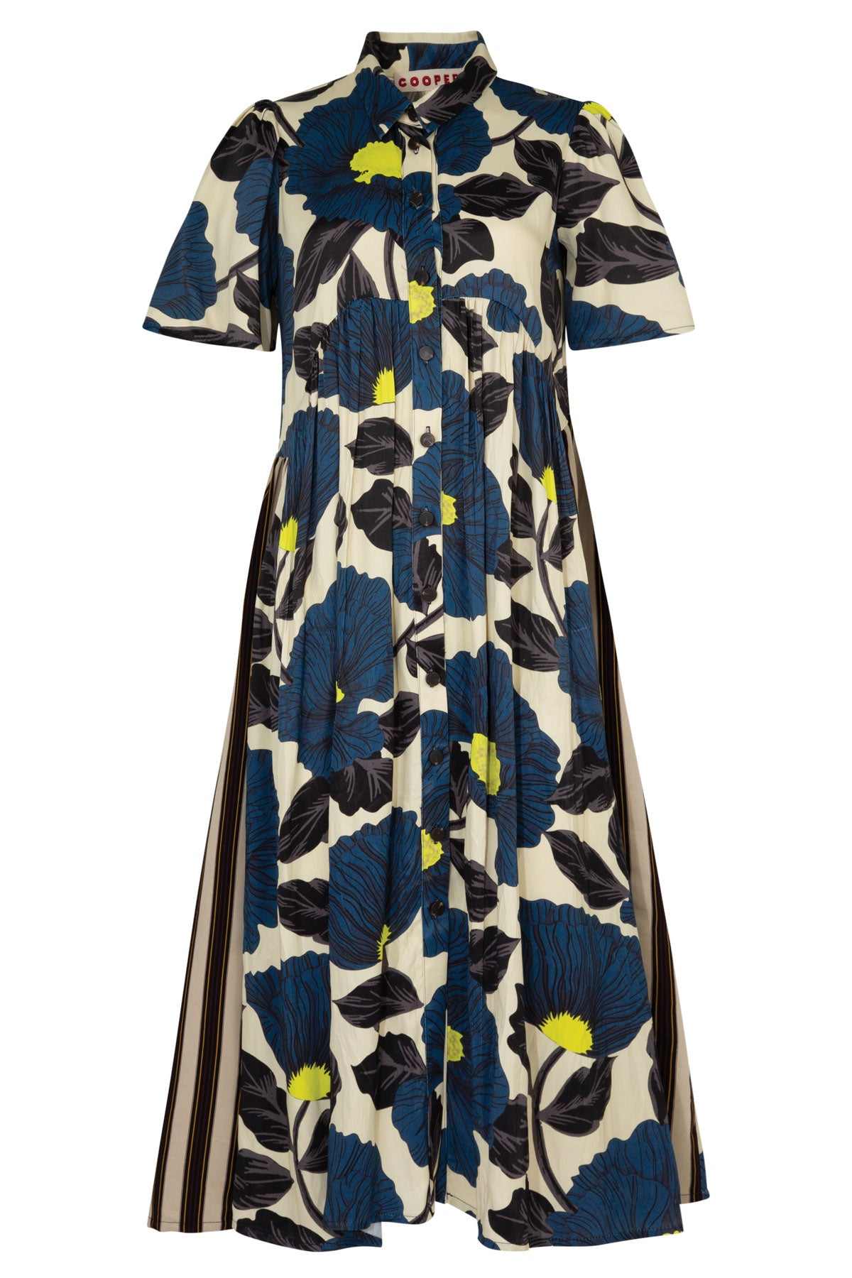 Cooper Made For Each Other Dress - Lime/Blue Floral