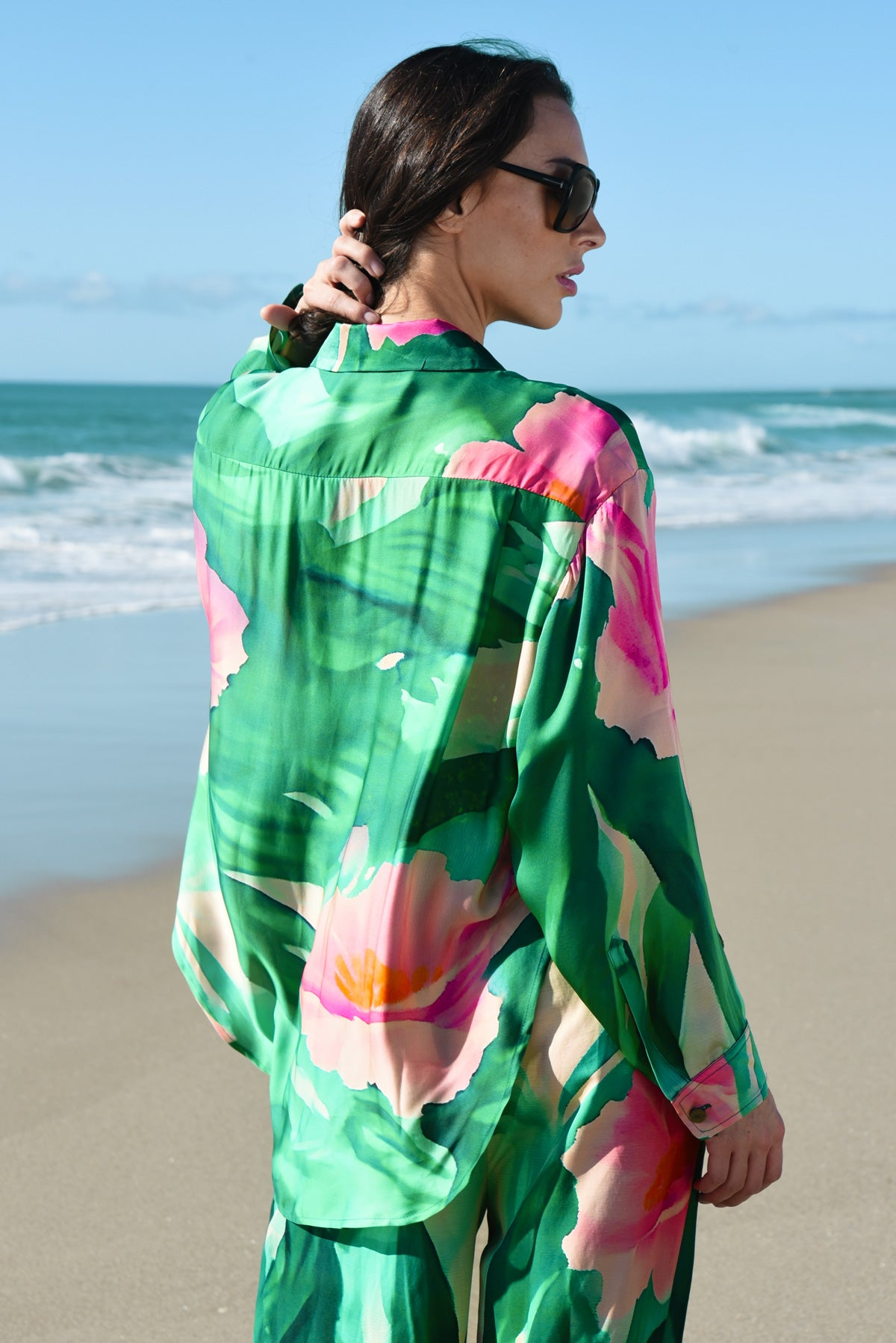 Cooper Just Casually Shirt - Green Floral