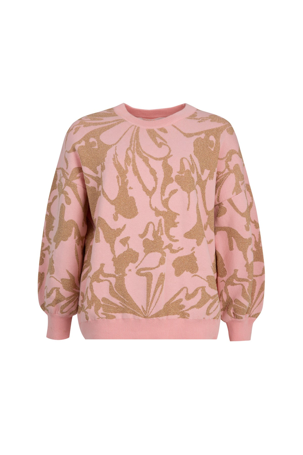 Coop Make Knit Happen Sweater - Pink/Gold