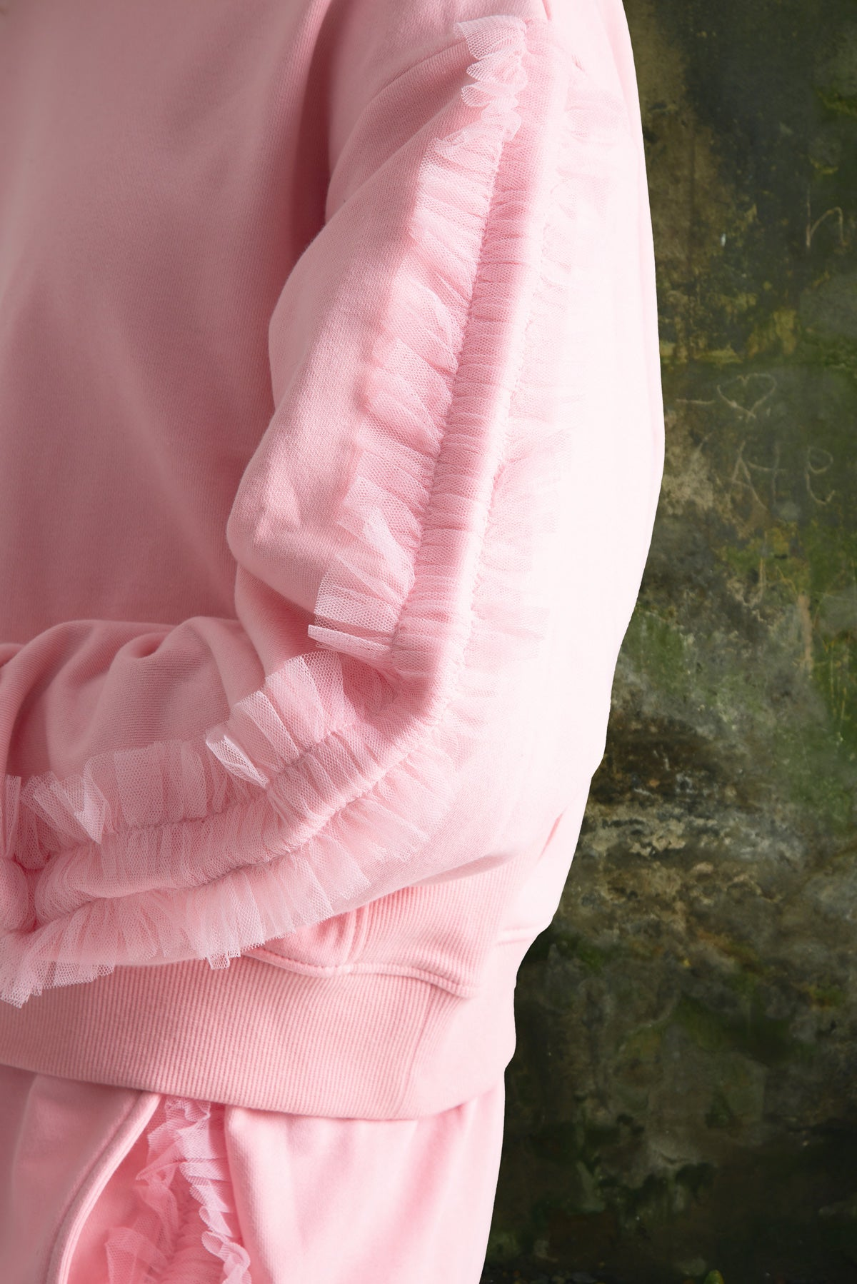 Coop Ruffle Game Sweatshirt - Pink