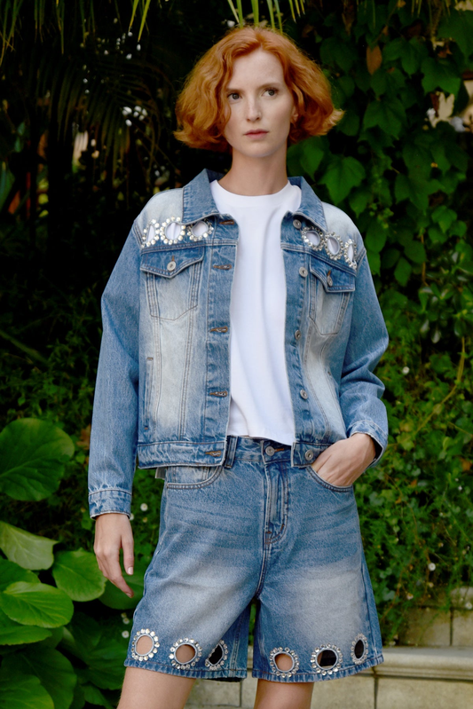 Coop Diamond Life Jacket - Blue Denim