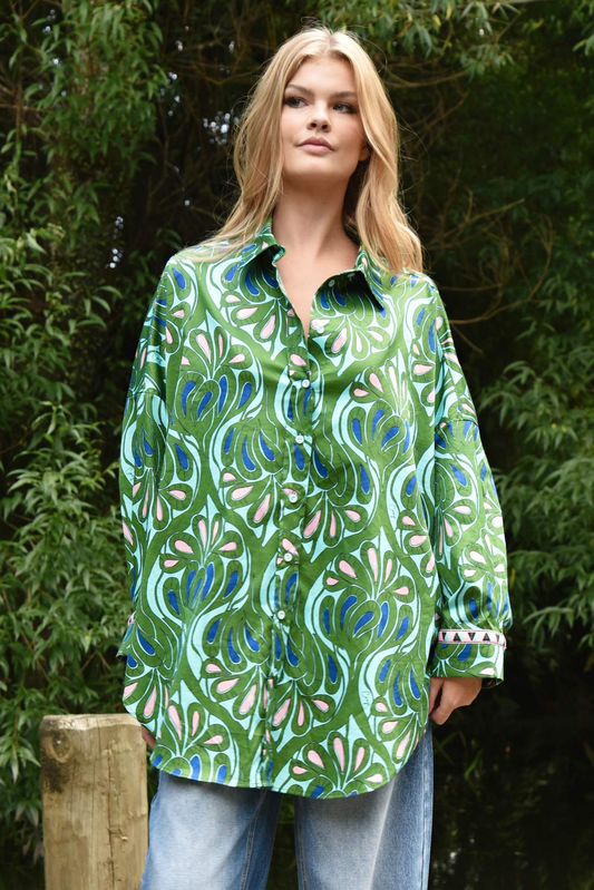 Coop Take It Easy Shirt - Green & Blue