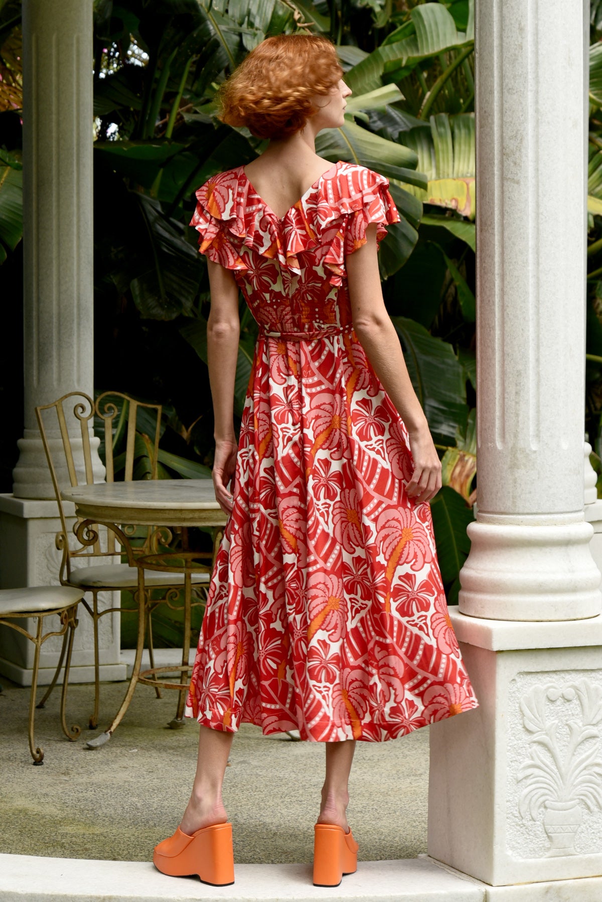 Coop Club Tropicana Dress - Red & Pink