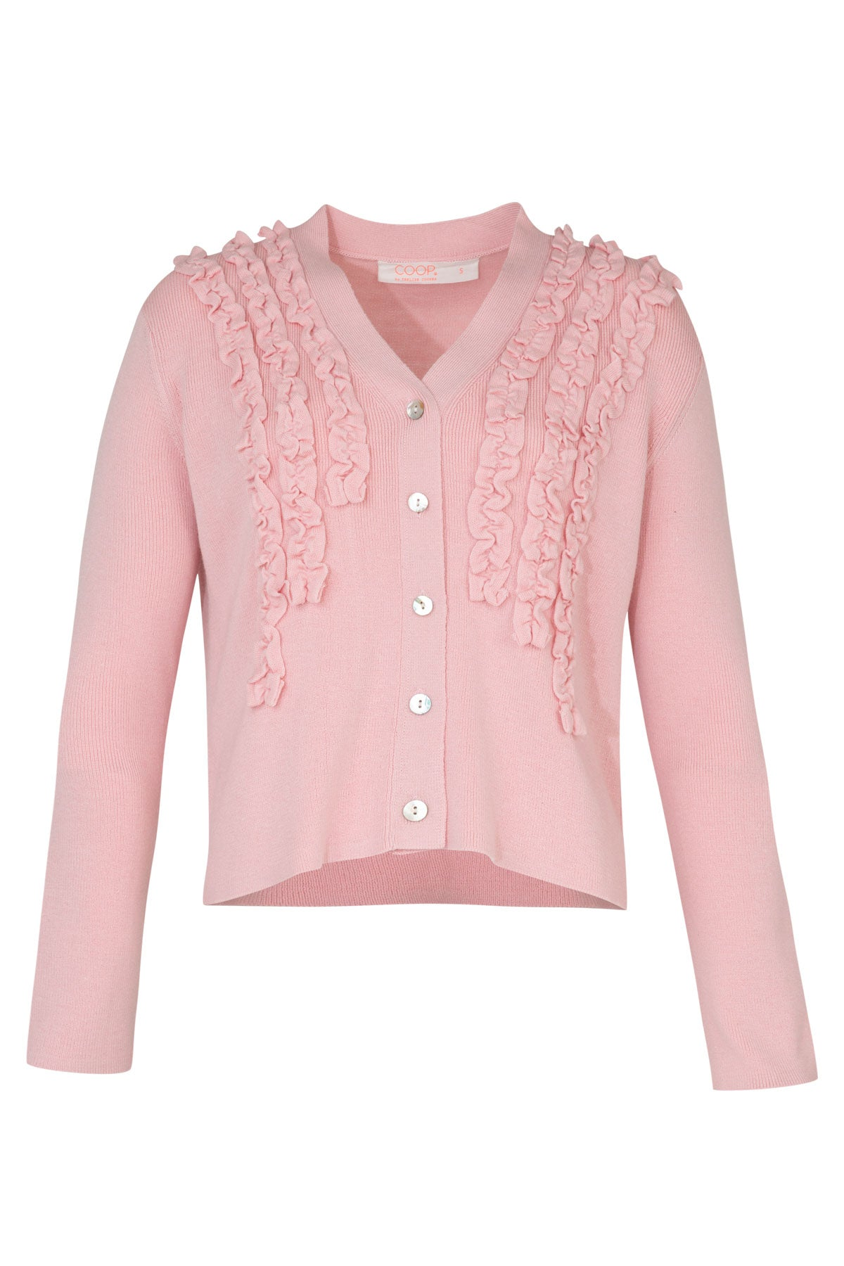 Coop Frilluxe Cardigan - Pink