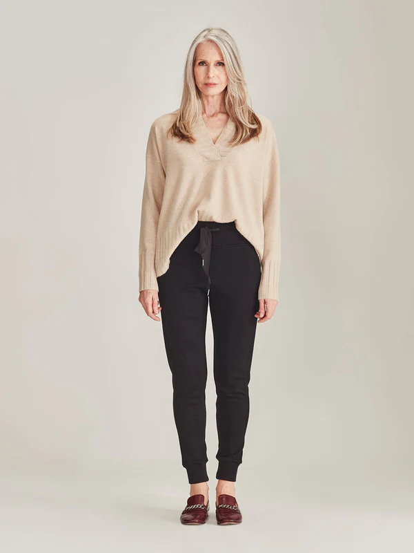 Caroline Sills Cosette Cashmere Sweater - Brown Sugar