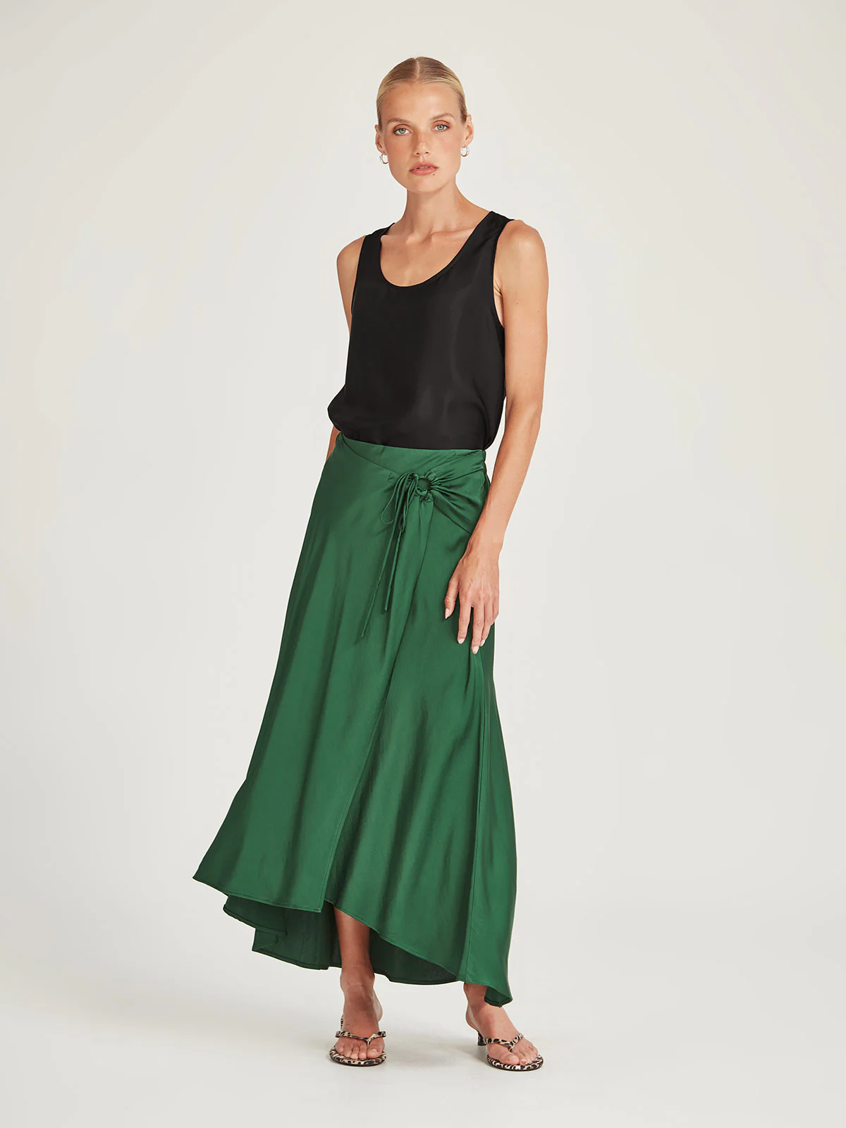 Caroline Sills Lilly Skirt - Emerald