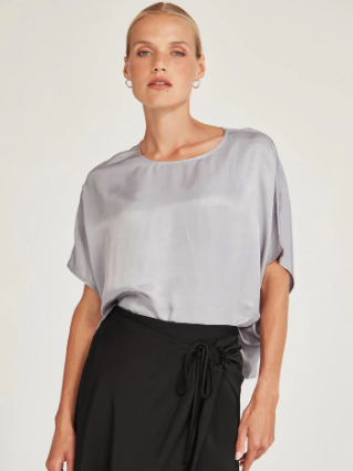 Caroline Sills Atlanta Top - Silver