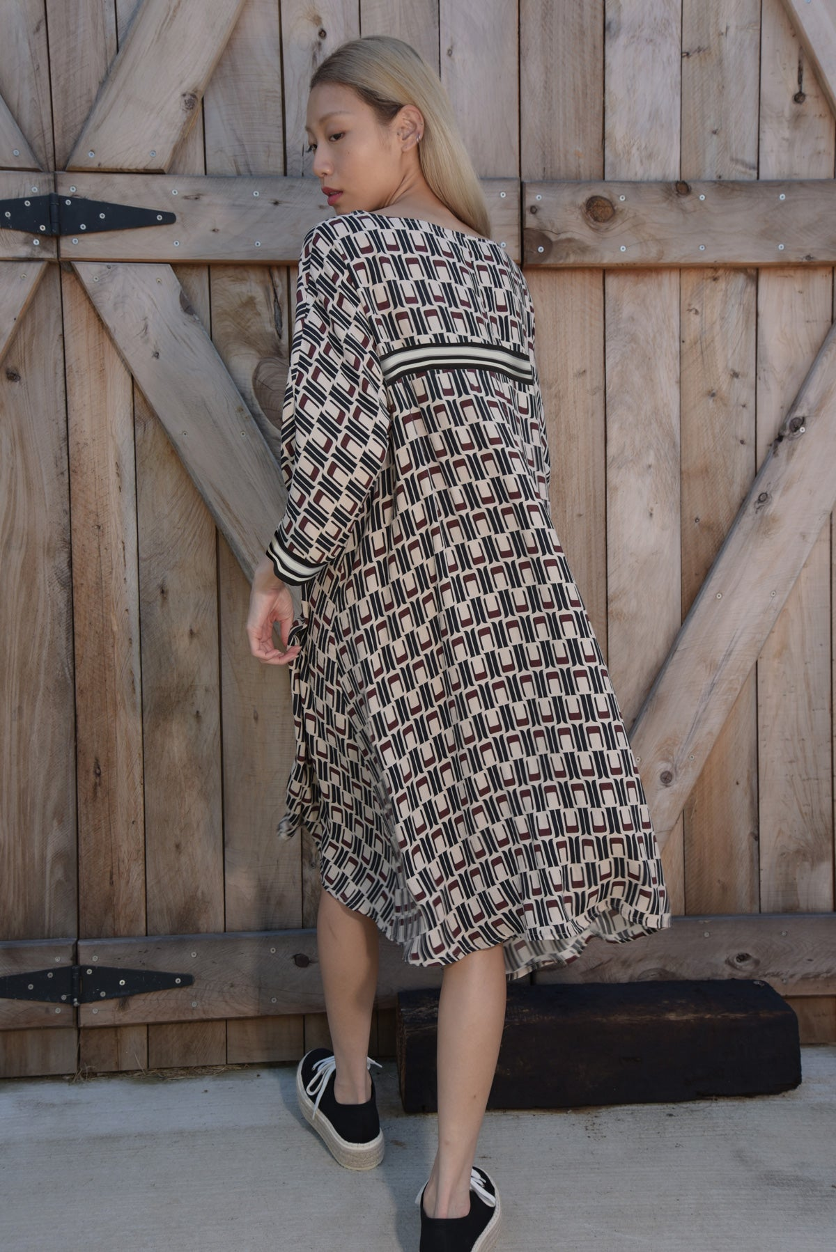 Curate Swing For You Dress - Geometric