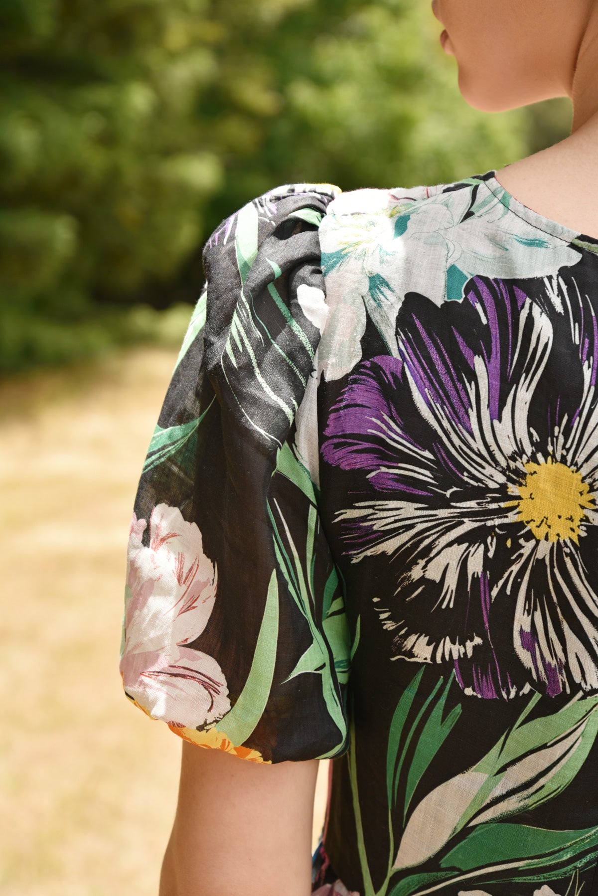 Curate Dreaming of Spring Dress - Black Floral