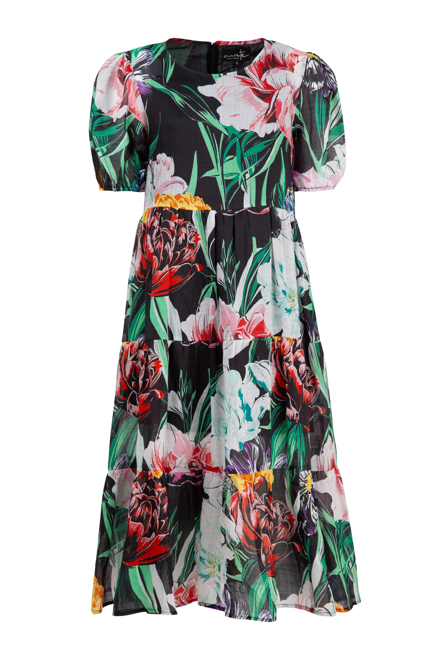 Curate Dreaming of Spring Dress - Black Floral