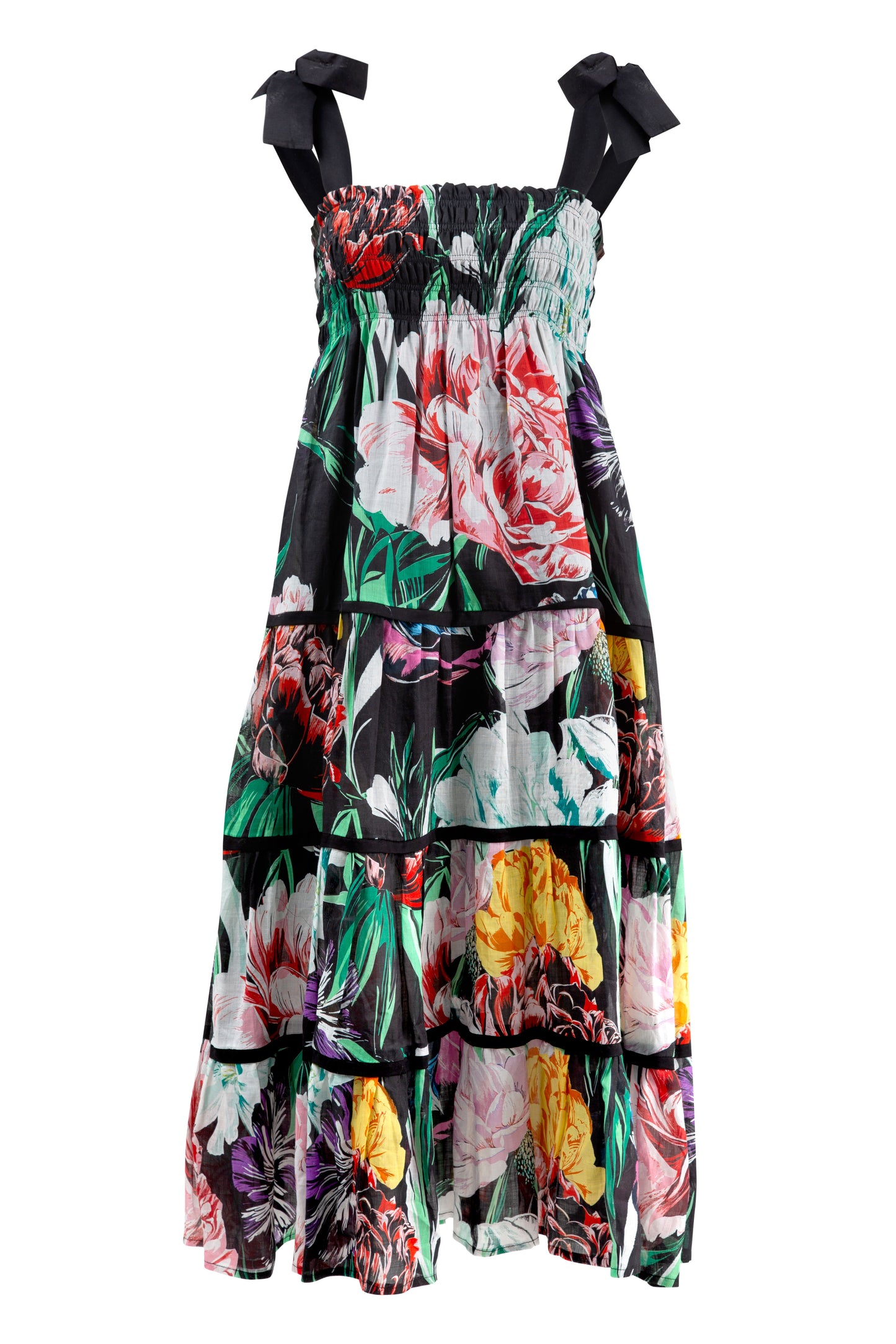 Curate Let's Start Over Dress - Black Floral