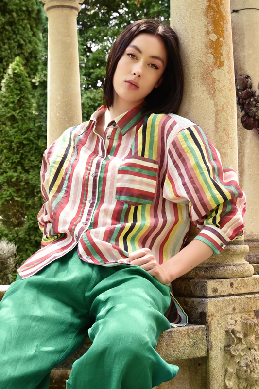 Curate Shirt Vision Shirt - Rainbow's End Stripe